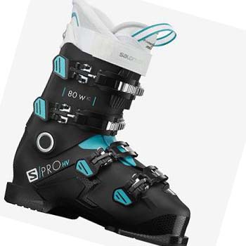 Salomon S/PRO HV 80 W IC Kadın Kayak Botu Siyah Beyaz | TR 2073HAP